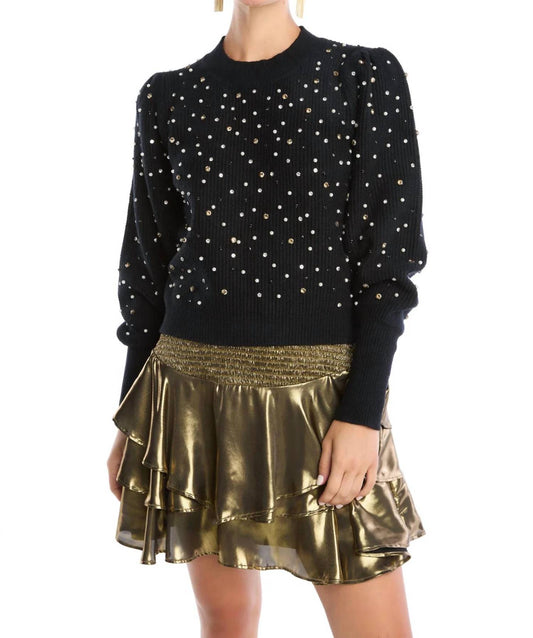 Allison New York - Rhinestone Charlotte Sweater