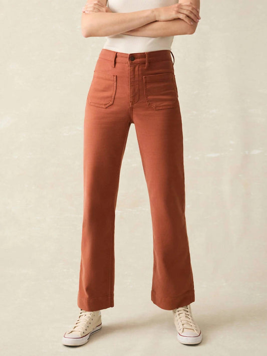 Faherty - Terry Patch Pocket Wide-leg Pants