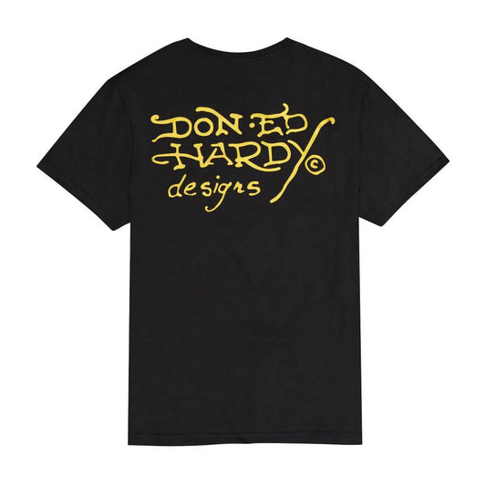 Ed Hardy - Men's Cowboy Skull Throwback Rhinestone Tee