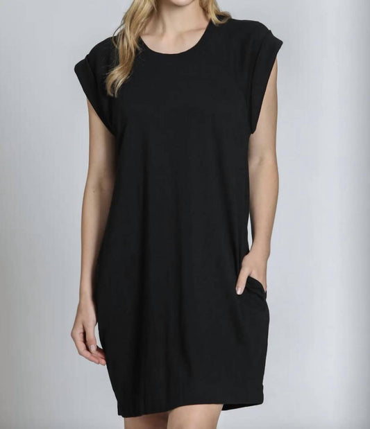 Apny - Cap Sleeve Raglan Dress