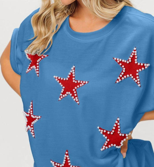 Bibi - Women's Bono Fourth Of July Terry Shirt