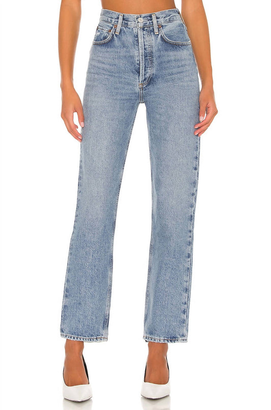 Agolde - 90's Pinch Waist High Rise Straight Jeans