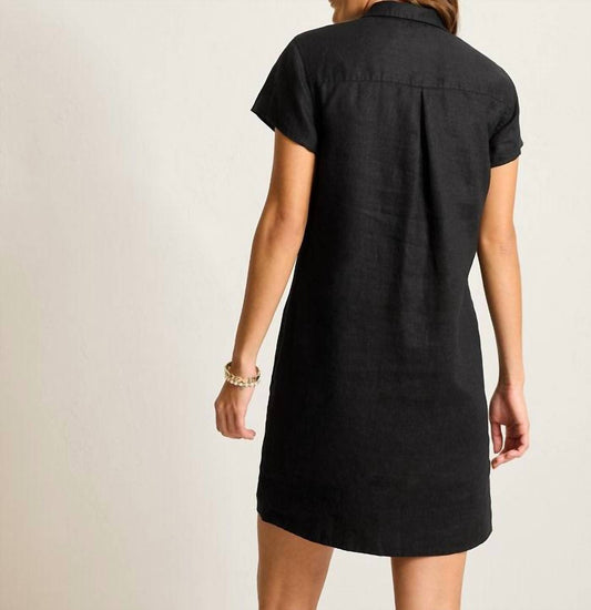 Tommy Bahama - Two Palms Short Sleeve Linen Collared Dress