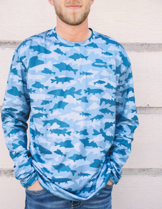 Properly Tied - Men's Sportsman Performance Long Sleeve Tee