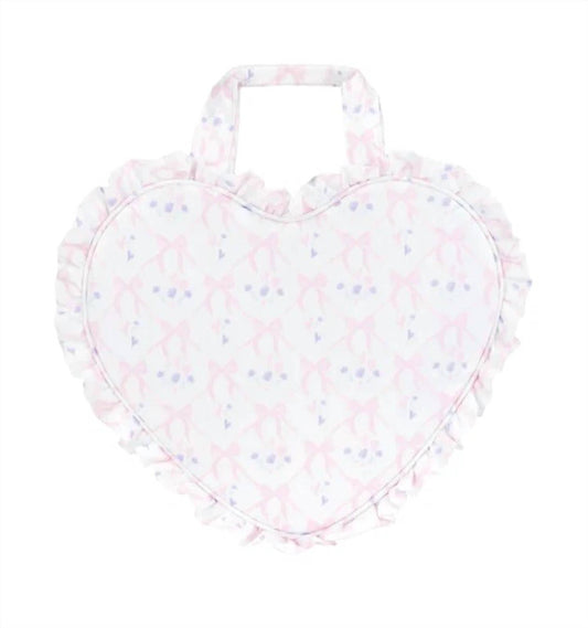 Stoney Clover Lane - Women's High Tea Ruffle Mini Heart Tote Bag