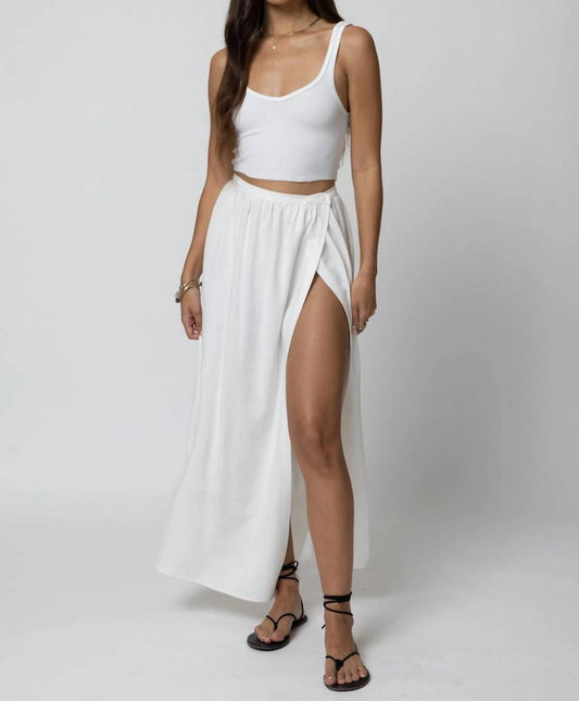 Stillwater - Button Wrap Maxi Skirt