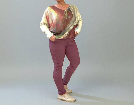 Made In Italy - Solid Color Italian Magic Pants