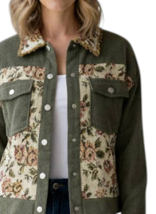 Hem & Thread - Curduory Jacquard Jacket