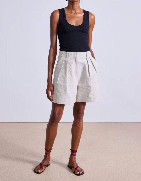 Apiece Apart - Linaza Linen Short