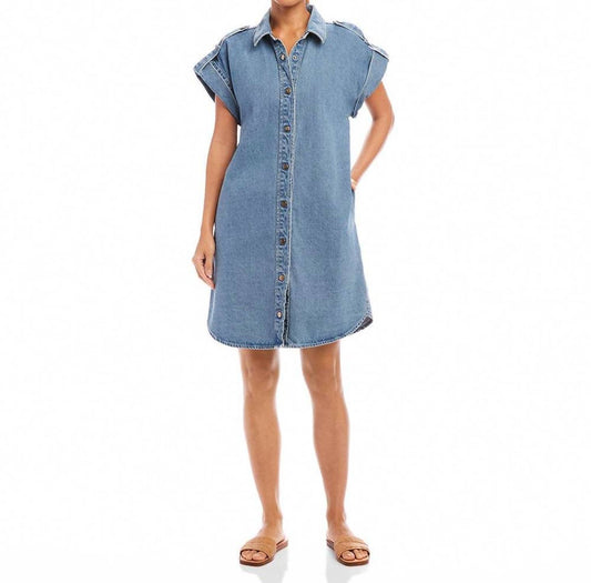 Karen Kane - Cap Sleeve Shirtdress