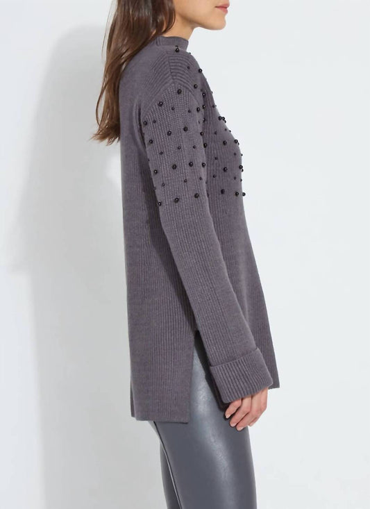 Lysse - Winona Embellished Pearl Pullover Sweater