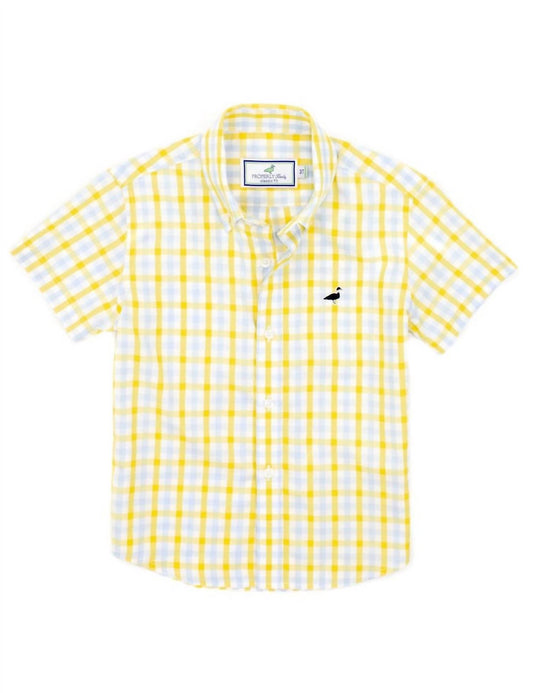 Properly Tied - Boy's Seasonal Sportshirt Short Sleeve