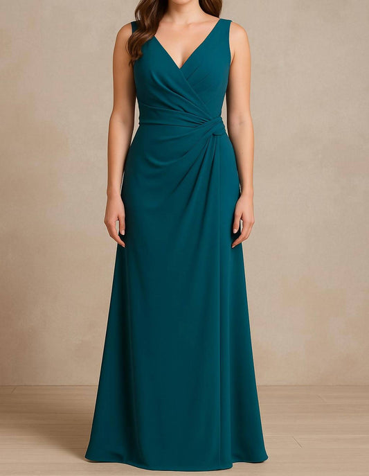 Morilee - Chiffon Spaghetti Straps Dress