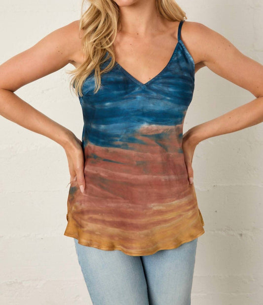 River + Sky - Raya Bias V-neck Camisole