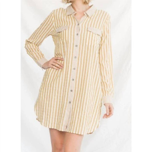 Mystree - Women's Tunic Shirt Dress