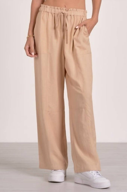 Elan - Effortless Comfort Wide - leg Pants - beige - clothing - pants