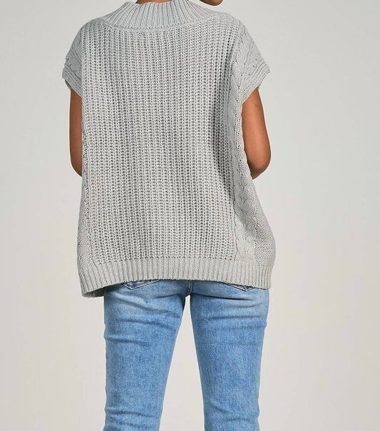 Elan - V - neck Sweater Vest - clothing - grey - jackets