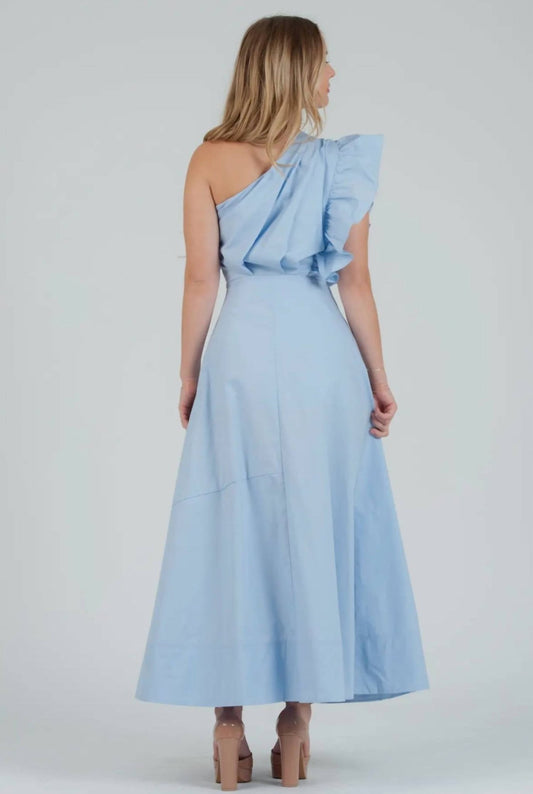 Entro - Luca Midi Dress - blue - clothing - dresses