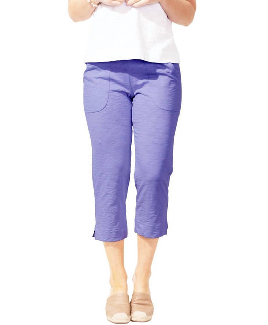 Escape By Habitat - Poplin Capri Pants - blue - capris - clothing