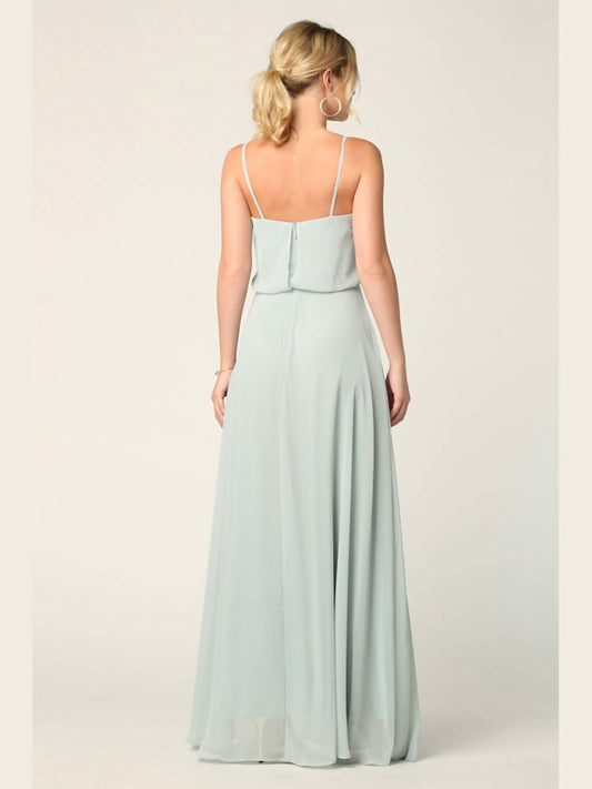 Eva - Albi Chiffon Gown Dress - clothing - dresses - green