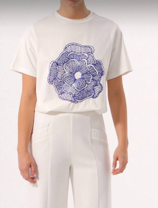 Exquise - Flower Print T-shirt - clothing - cotton - floral