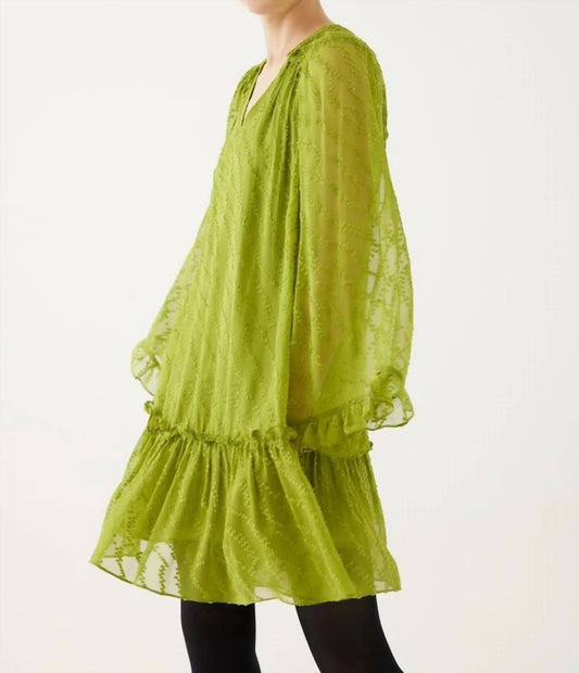Exquise - Ruffle Dress - clothing - dresses - green