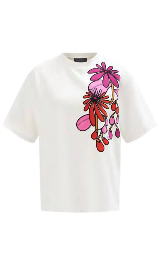 Exquise - Women's Printed Shirt & Pants Set - clothing - floral - loungewear