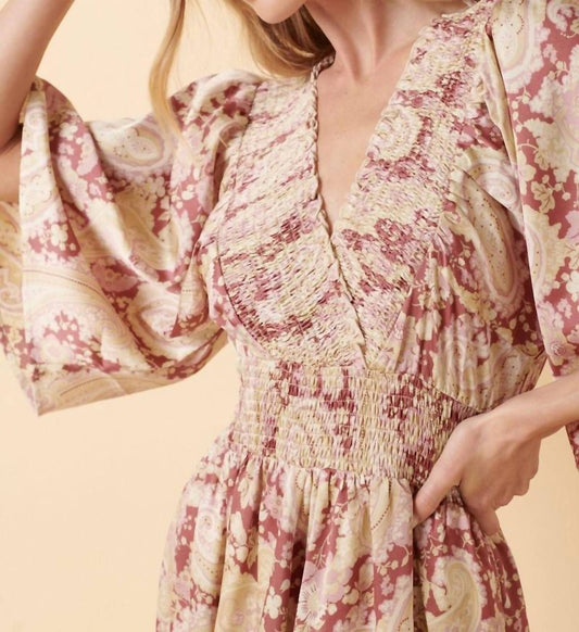 Mittoshop - Belah Paisley Print Maxi Dress