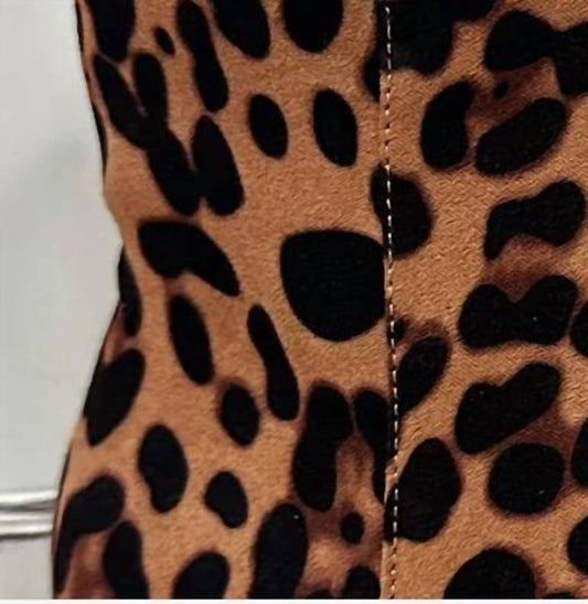 Bamboo - Leopard Print Booties