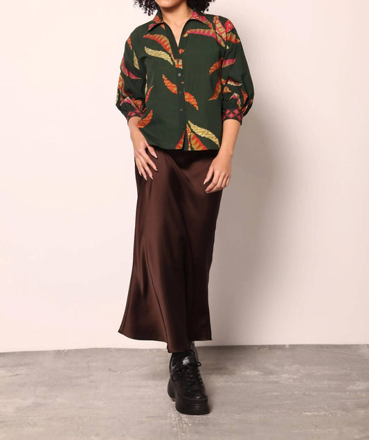 Maude Vivante - Forest Stitch Elsa Top