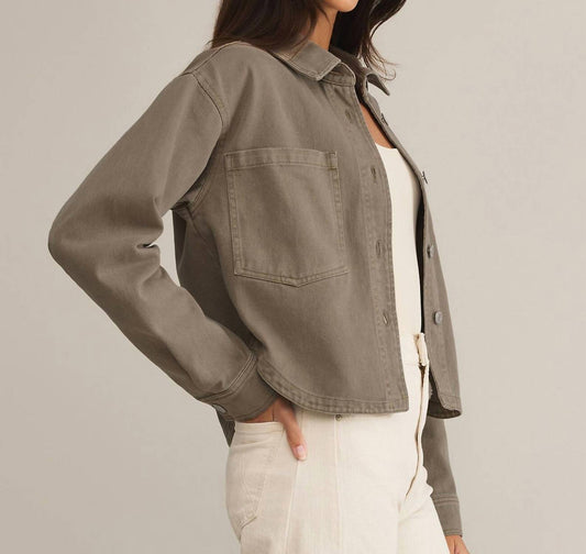 Z Supply - All Day Cropped Denim Jacket