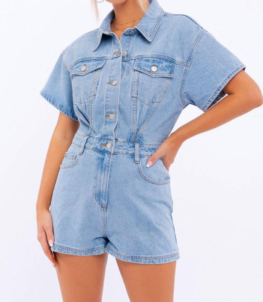 Le Lis - Button Down Romper