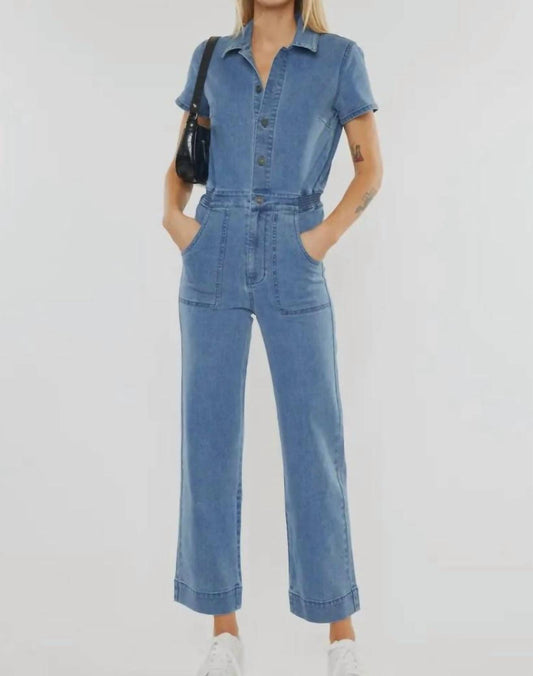 Kancan - Layla Denim Jumpsuit