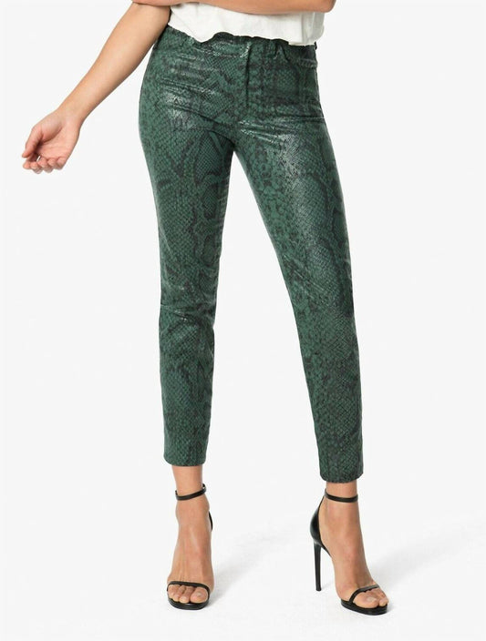 Joe'S Jeans - Snake Print Coated Skinny Jeans