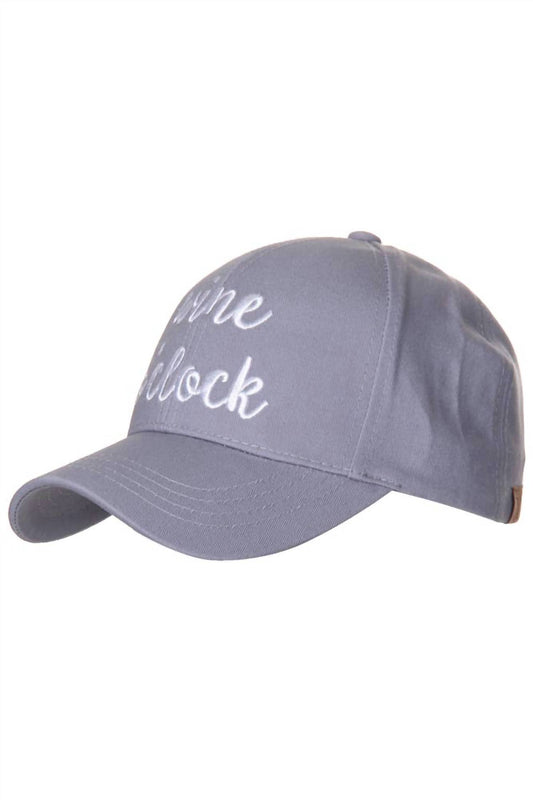 C.C - Women's Wine O'clock Baseball Cap