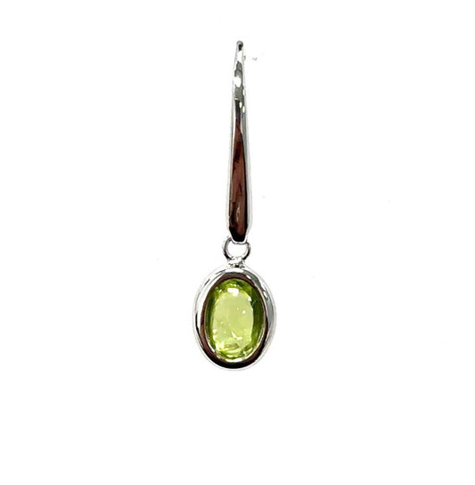Aamiaa - Color Candy Collection Earrings With 6x4 Oval Peridot