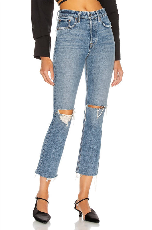 Grlfrnd - Karolina High Rise Straight Crop