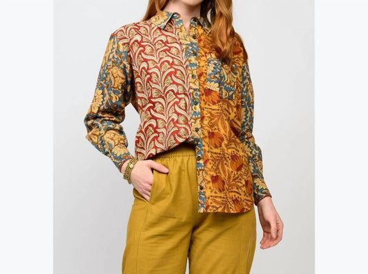 Ivy Jane - Patchwork Long Sleeve Blouse
