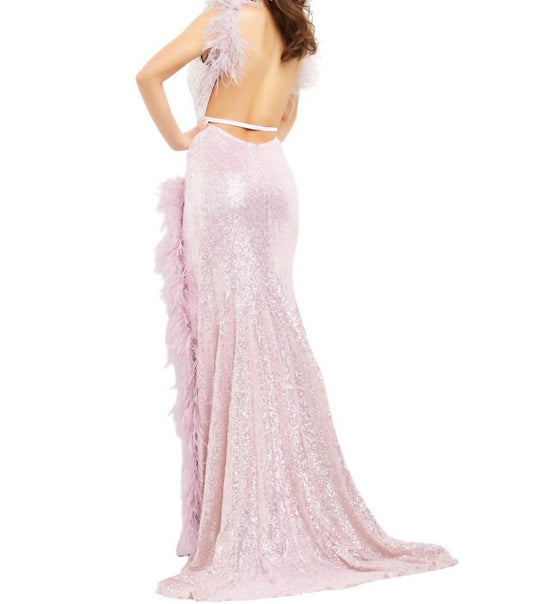 Jovani - Fitted Sequin Dress