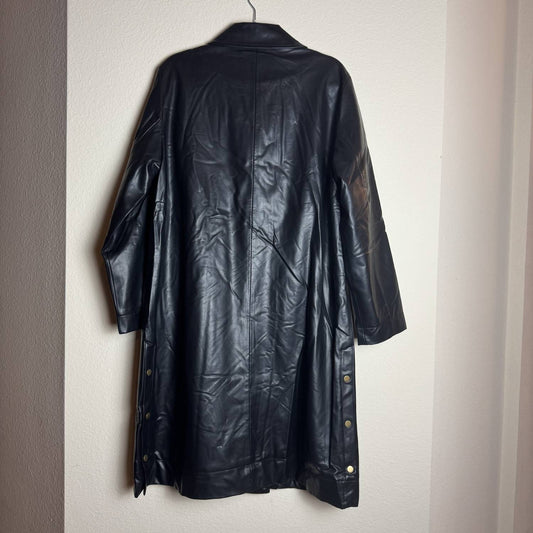 The Korner - Women's Faux Leather Coat