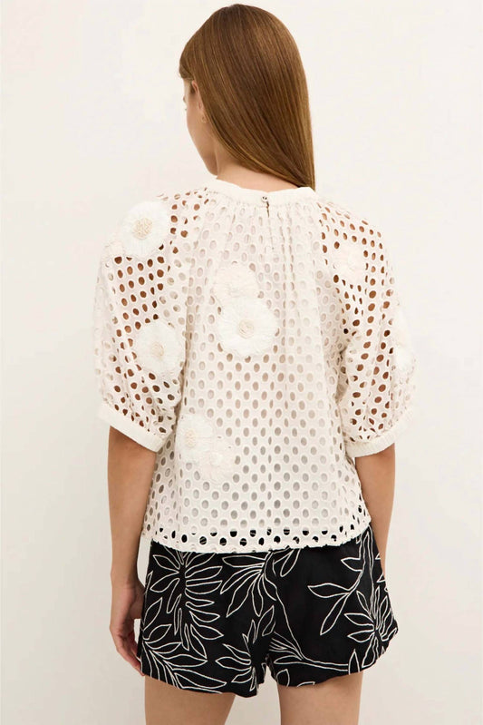 Marie Oliver - Doro Eyelet Top