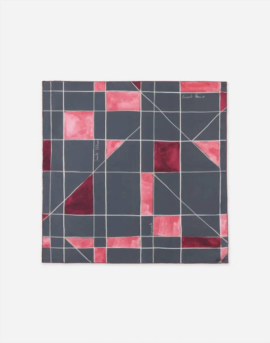 Lafayette 148 - Floorplan Print Silk Twill Scarf