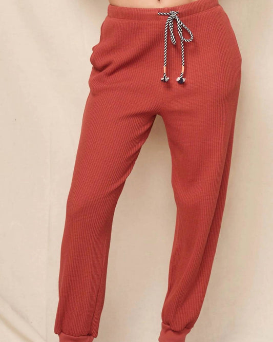 Sundry - Drawstring Waffle Knit Jogger