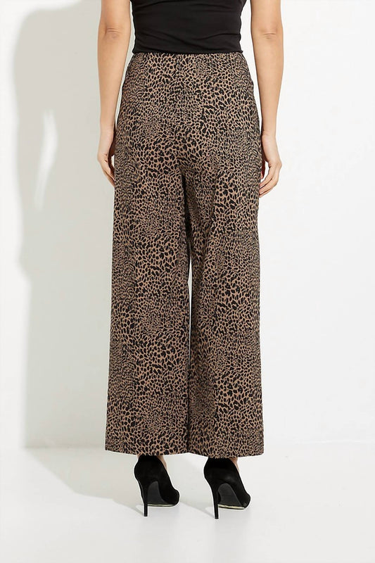 Joseph Ribkoff - Animal Print Wide Leg Pant
