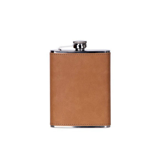 Creative Gifts International - Leatherette Flask 8 Oz