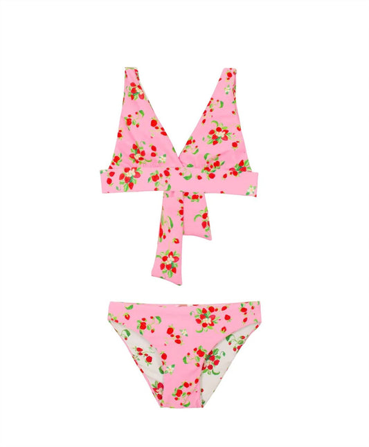 Pq Swim - Kid's Allie Reversible Halter bikini Set