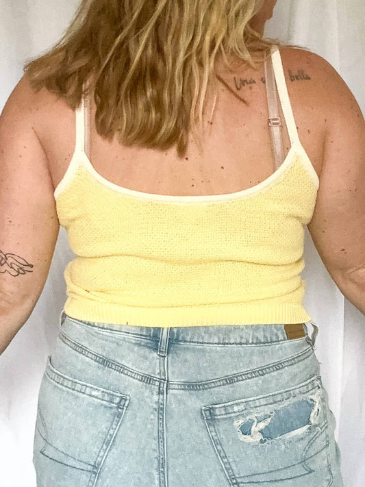 Le Lis - Women's Buttercream Dreams Sweater Cami Top