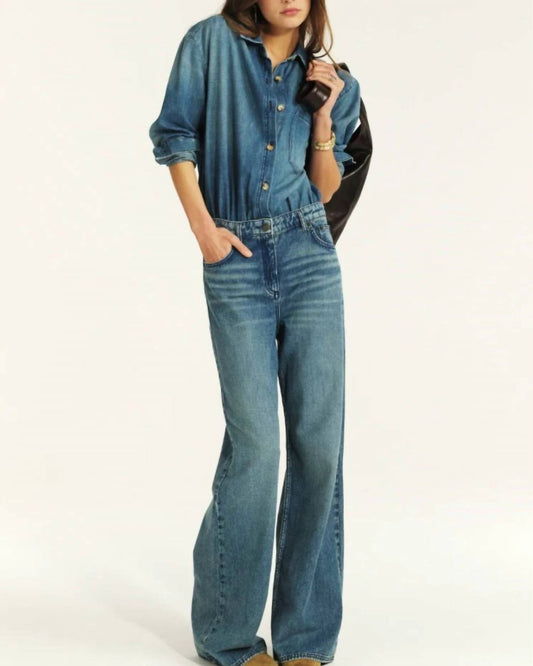 Ba&Sh - Bloom Denim Jumpsuit