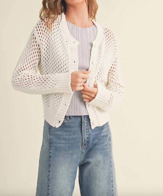 Miou Muse - Alma Crochet Cardigan