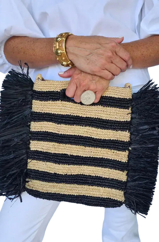 Baldiz - Remi Fringe Raffia Bag